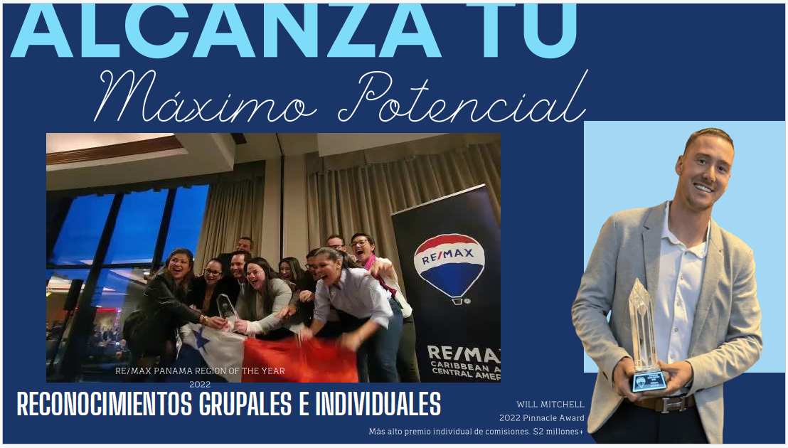 Reconocimientos grupales e individuales RE/MAX — Alcanzá tu máximo potencial