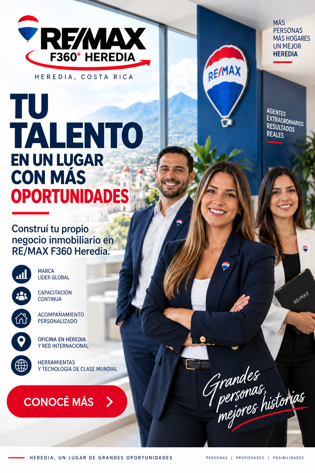 Tu talento en un lugar con más oportunidades — RE/MAX F360 Heredia